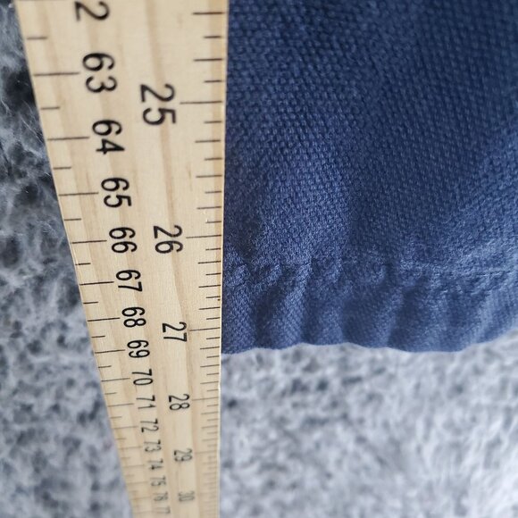 Duluth Trading Pants Mens 42X30 Navy Blue Relaxed Fit Cargo Style 100% Cotton - Picture 7 of 9